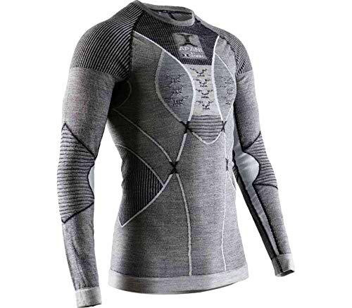 X-Bionic Camiseta Ml C/Redondo Apani 4.0 Merino Hombre Negro, XXL