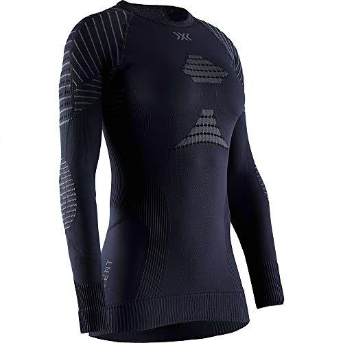 X-Bionic Camiseta Ml con Redondo Invent 4.0 Mujer Negro