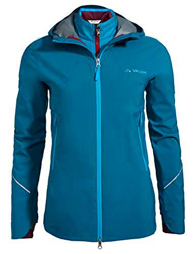 Vaude Women's Yaras 3in1 Jacket Chaqueta, Mujer, Pacific, 40