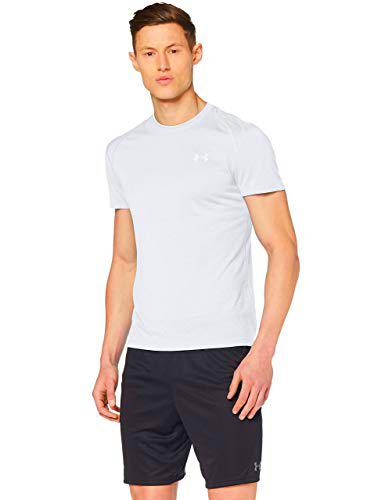 Under Armour UA Streaker 2.0, Camiseta Hombre, Negro (Halo Gray/Halo Gray/Reflective (014)), M