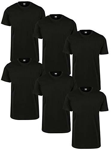 Urban Classics Basic Tee 6-Pack Camiseta para Hombre