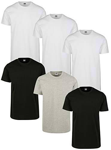 Urban Classics Basic Tee 6-Pack Camiseta para Hombre