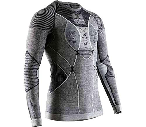 X-Bionic Camiseta Ml C/Redondo Apani 4.0 Merino Hombre Negro