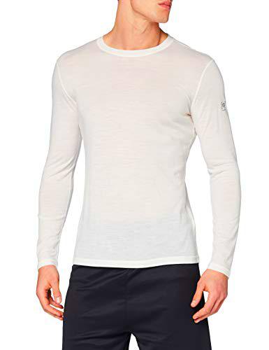 super.natural Camiseta Fina de Manga Larga para Hombre