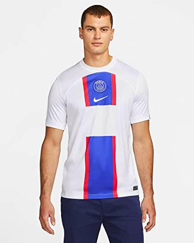 NIKE PSG Dri Fit Stadium 3R Camiseta White/Old Royal/White L