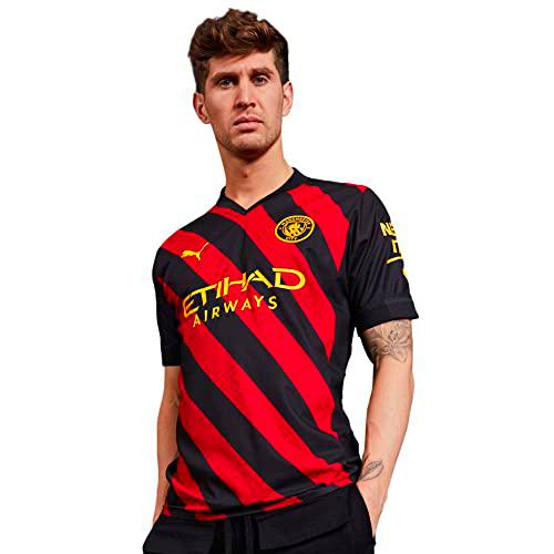 Camiseta 2ª Equipación Manchester City 2022/23 - Negro/Rojo