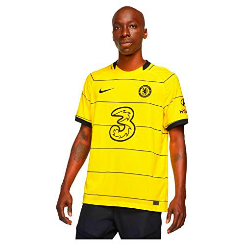 Nike - CHELSEA Temporada 2021/22 Camiseta Segunda Equipación Equipación de Juego, S, Hombre