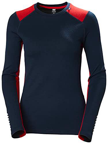 Helly Hansen W Lifa Merino Midweight Crew, Camisa Mujer