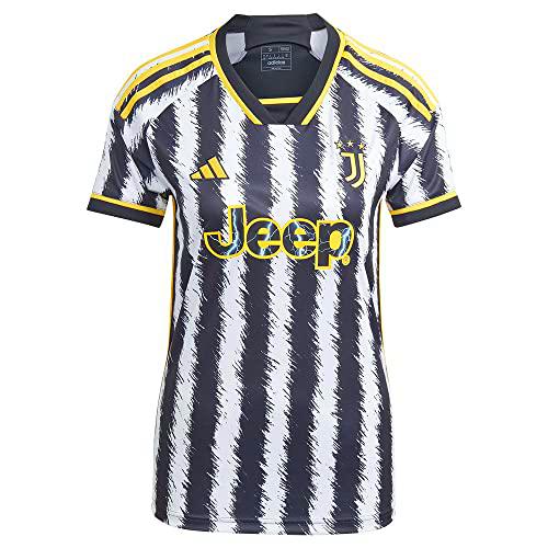 adidas Juve Camiseta, Negro/Blanco, Small para Mujer