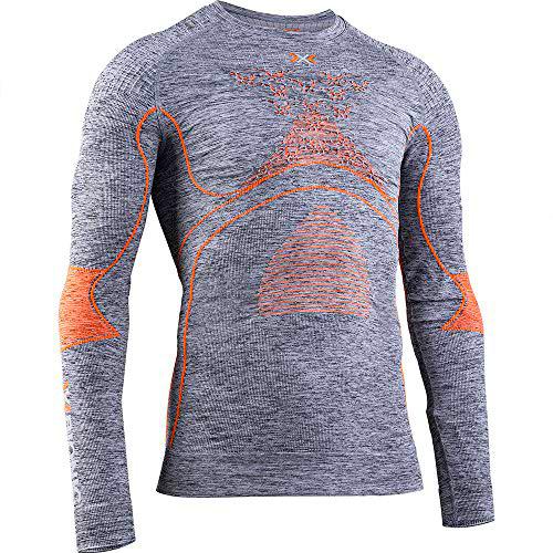 X-Bionic Camiseta Ml C/Redndo E Accumulator 4.0 Melange Hombre Gris