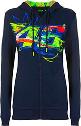 Valentino Rossi Camisa de entrenamiento Sun And Moon,Mujer,XS,Azul