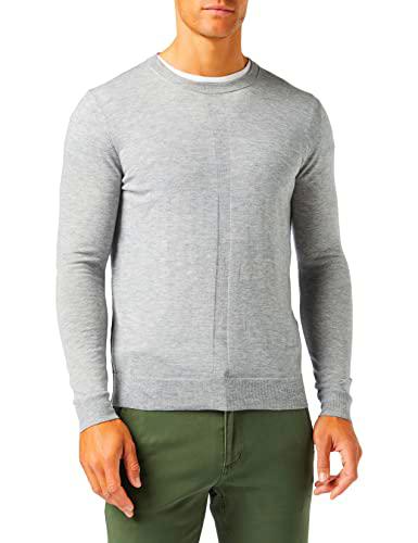 FALKE Cuello Redondo, Hombre, Gris, S