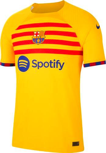 Nike FCB Mnk Dfadv Match JSY SS 4th Top, Amarillo, Large Hombres