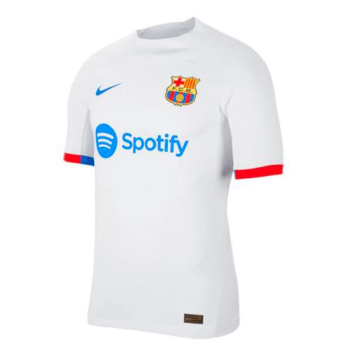 Nike FCB M Nk Dfadv Match JSY SS AW Camiseta, Blanco