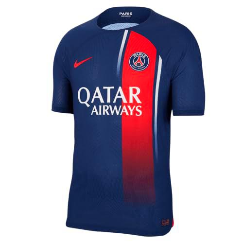 PSG DX2620-411 M NK DFADV Match JSY SS HM T-Shirt Hombre Midnight Navy/University Red Tamaño 3XL