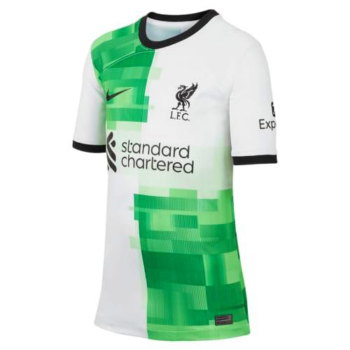 NIKE Lfc Y Nk DF Stad Away Camiseta White/Green Spark/Black M