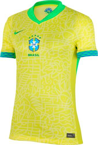 Nike Brasil Damen Dri-fit Stadium Jsy Short-Sleeve Home Top