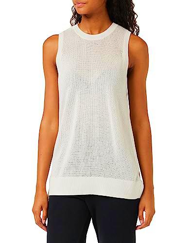 FALKE T-shirt-64190 Camiseta, Blanco Hueso, Small para Mujer