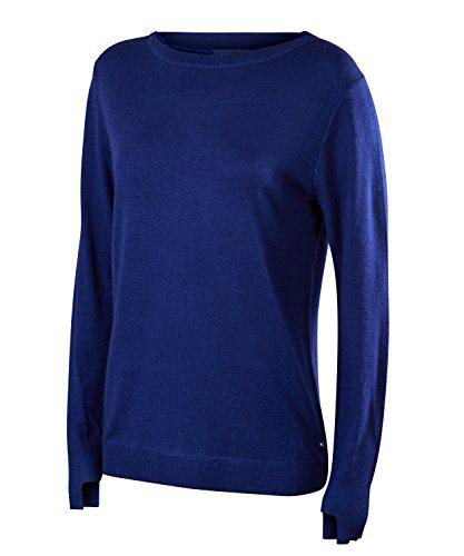 FALKE Camiseta de Manga Larga para Correr, Mujer, Noche Oscura, Small