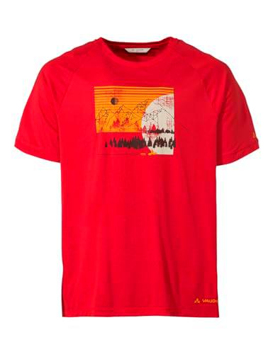 VAUDE Camiseta para Hombre Gleann II, Rojo, XX-Large