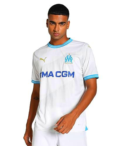 Olympique de Marseille 771281-01 Home Jersey Replica T-Shirt Unisex White Tamaño XXL