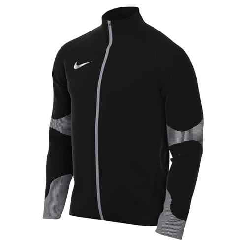 Nike M Nk TF Strk WW Drill Top FZ, Negro y Plateado