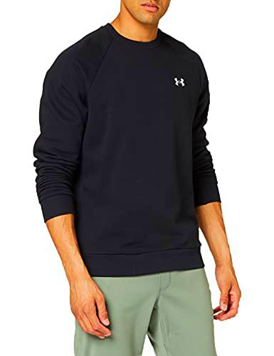 Under Armour UA Rival Cotton Crew, Sudadera ancha hombre