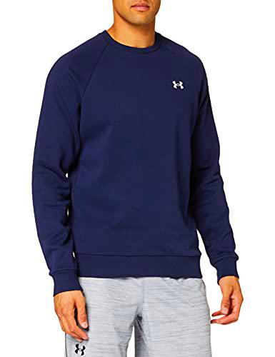 Under Armour UA Rival Cotton Crew, Sudadera ancha hombre