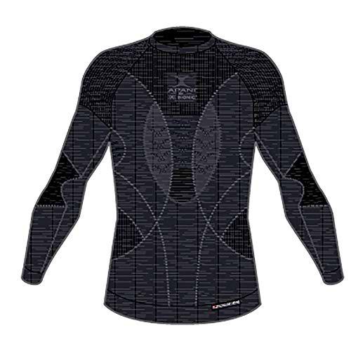 X-Bionic AP-WT06W19M-B026-L Camiseta Ml C/Redondo Apani 4.0 Merino Hombre Negro, L