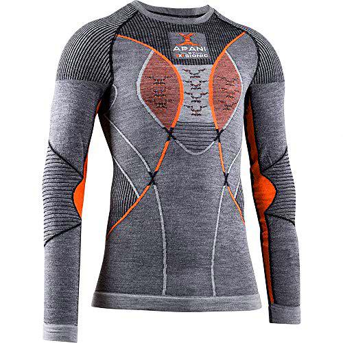 X-Bionic Apani 4.0 Merino Shirt Round Neck Long Sleeves Men Capa De Base Camiseta Funcional